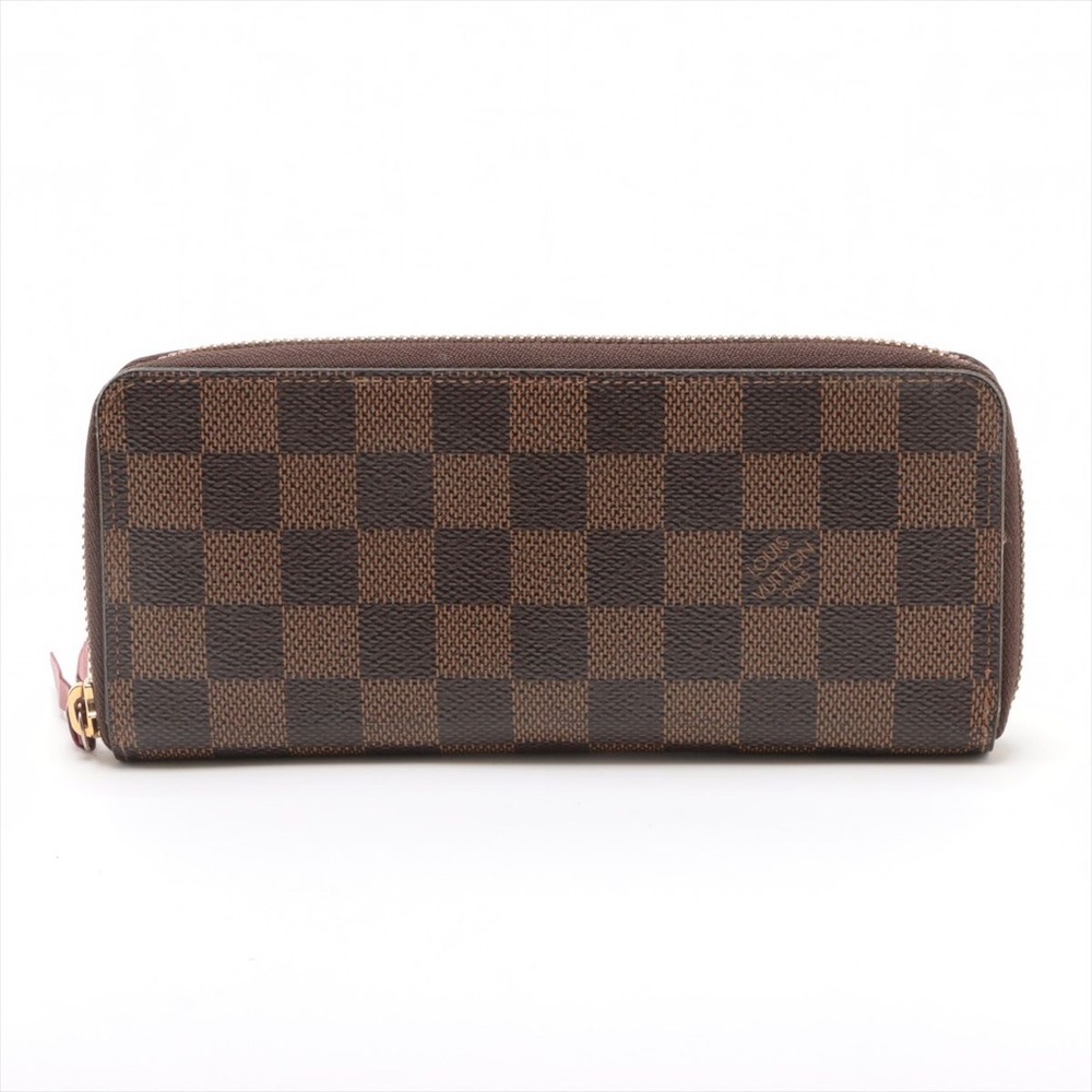 Auth Preowned Louis Vuitton damier clemence wallet